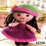 patron gratis muñeca amigurumi, free pattern amigurumi doll