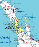 map of newzealand