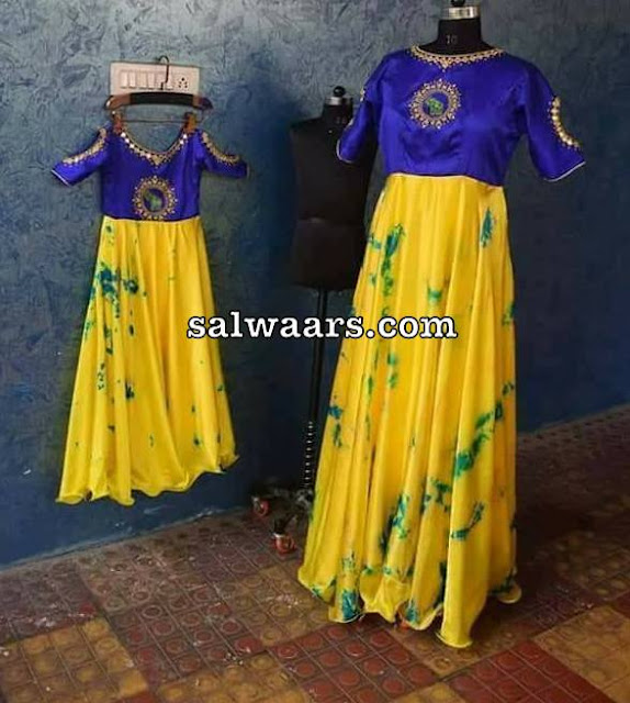 Mother and Daughter Salwars