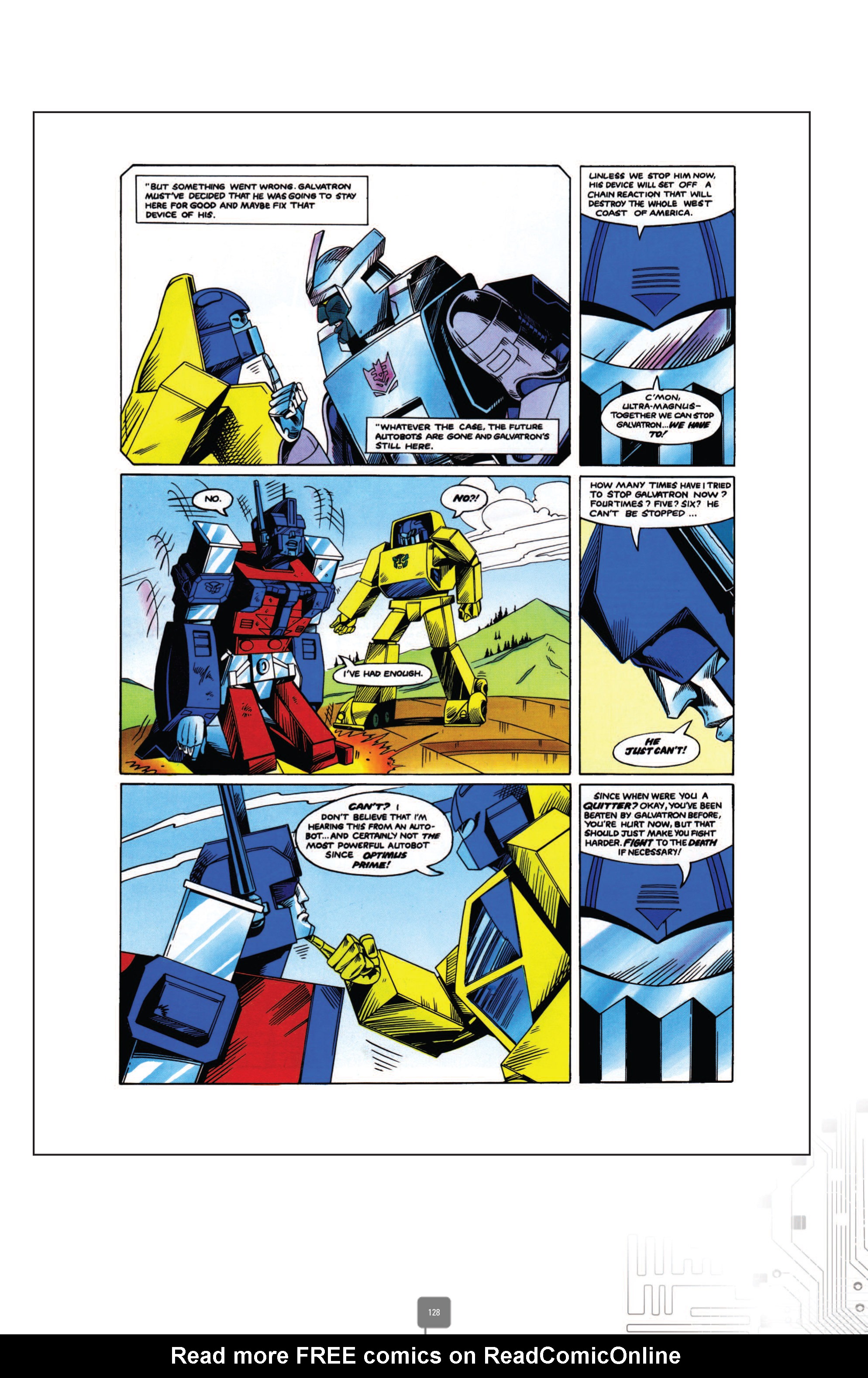Read online The Transformers Classics UK comic -  Issue # TPB 4 - 128