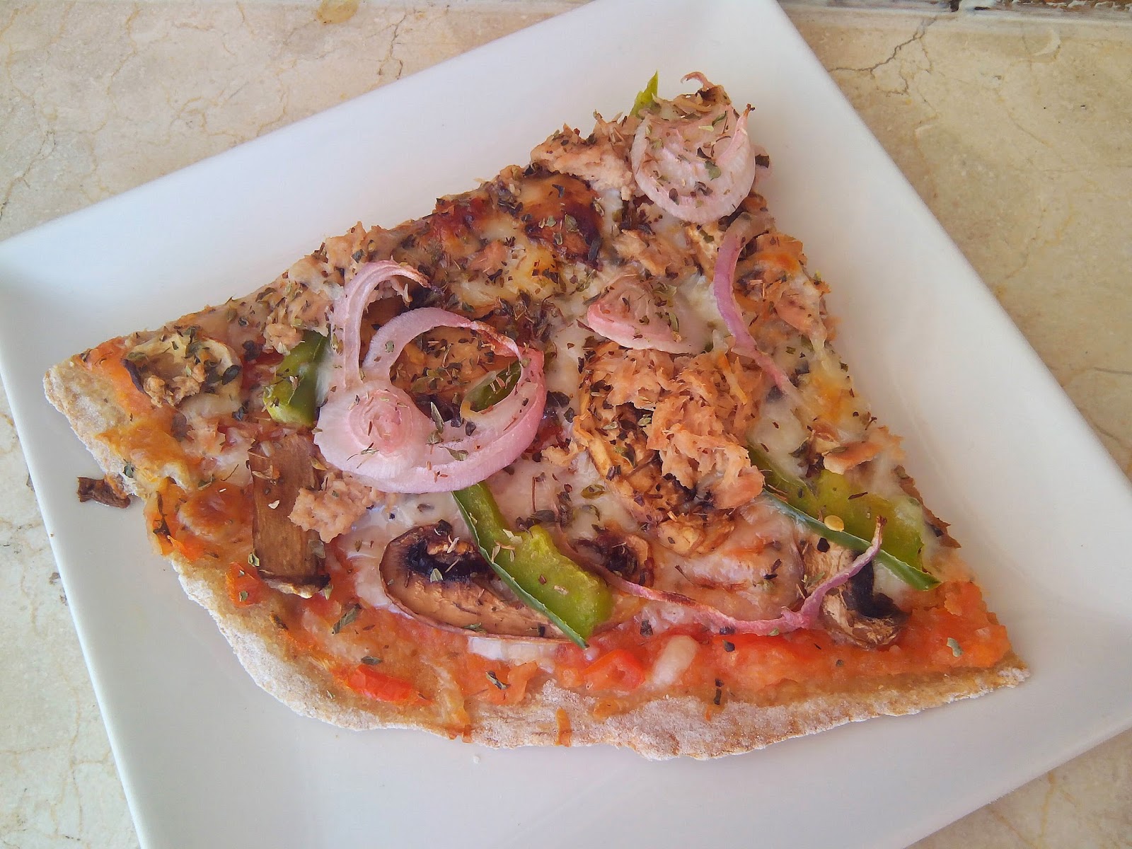 Masa de pizza con harina de garbanzo Saboreando Delicias