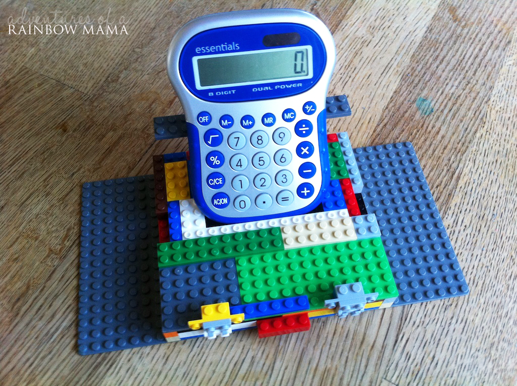 Make a Lego Calculator Cash Register