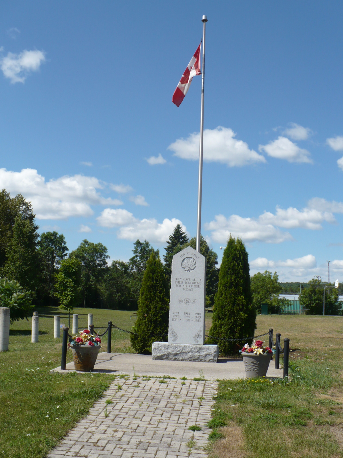 Ontario War Memorials Wilberforce