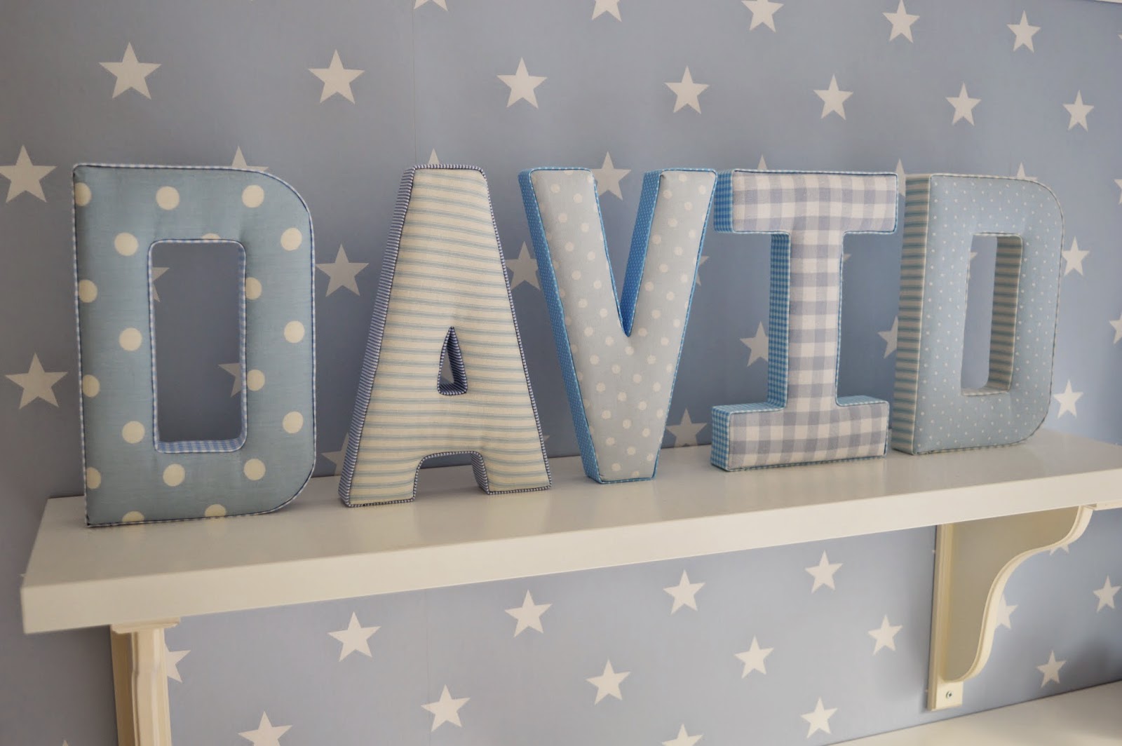 Marta's crafts: Letras de tela - Fabric letters