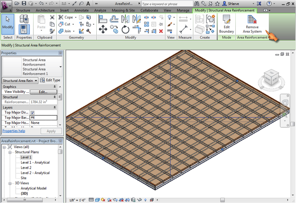 Ideate Solutions What’s New in Revit Structure 2013 Area and Path