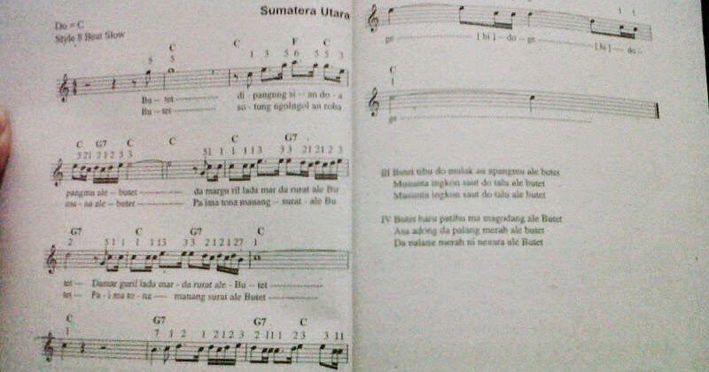 Lagu Daerah Butet Sumatera Utara