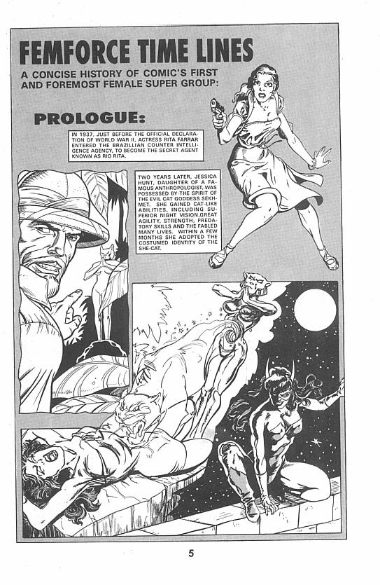 Read online Femforce: Timelines comic -  Issue #1 - 7