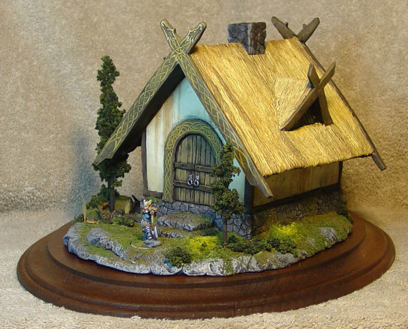 The Man Cave Viking Longhouse diorama