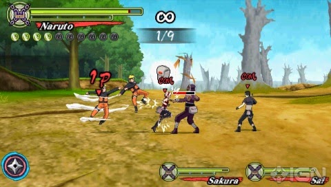 Naruto Shippuden Ultimate Ninja Heroes 3 High Compress Mustofa Games