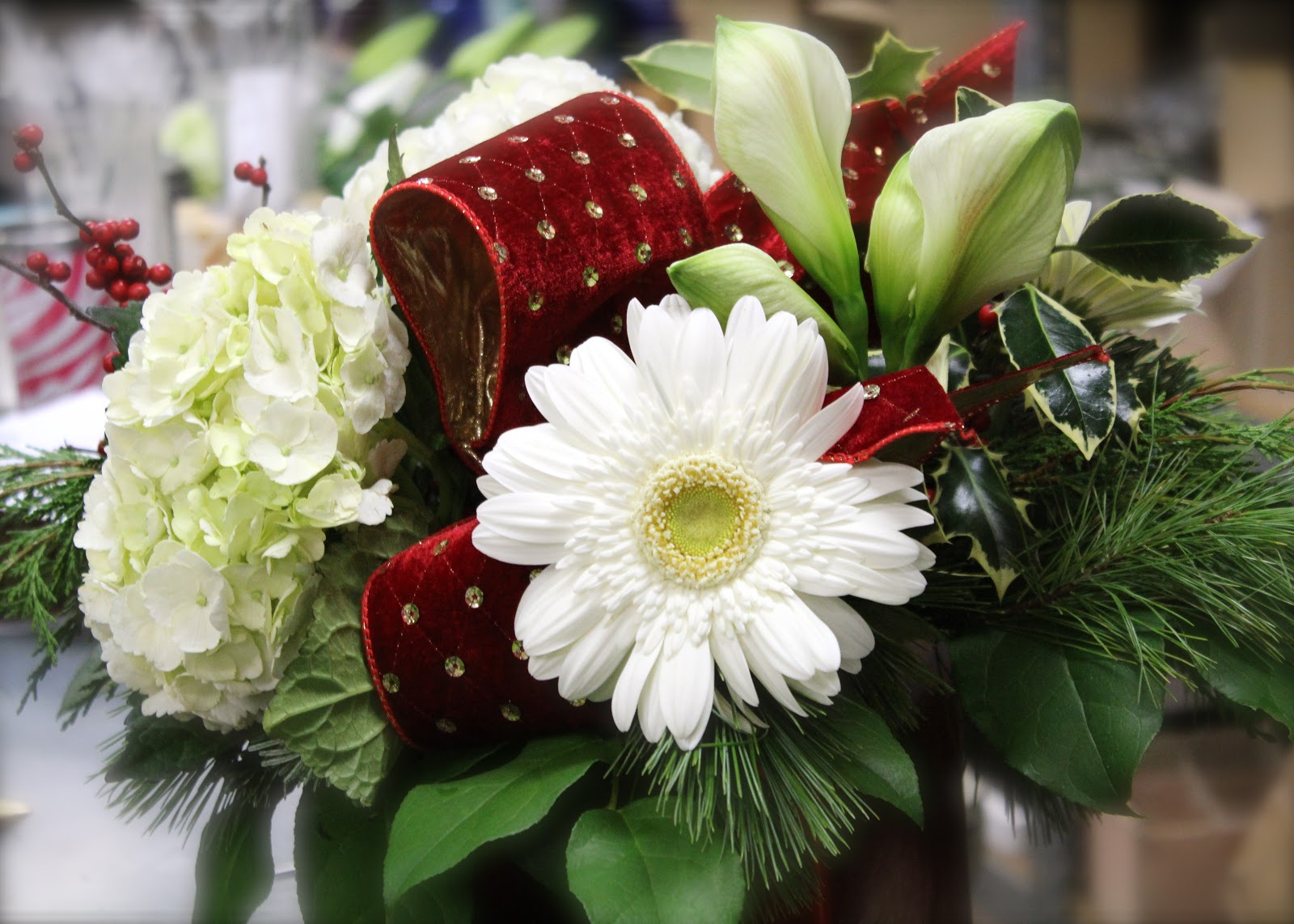 Christmas at the Flower Shop