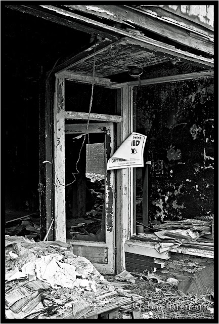 Urban Decay - A Forgotten Door - Detroit, MI - Dec. 1992