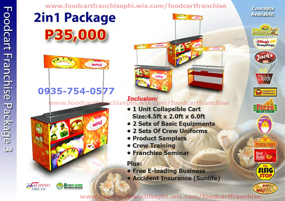 Food Cart Franchise Pinas DISCOUNTED FOOD CART FRANCHISE BUSINESS