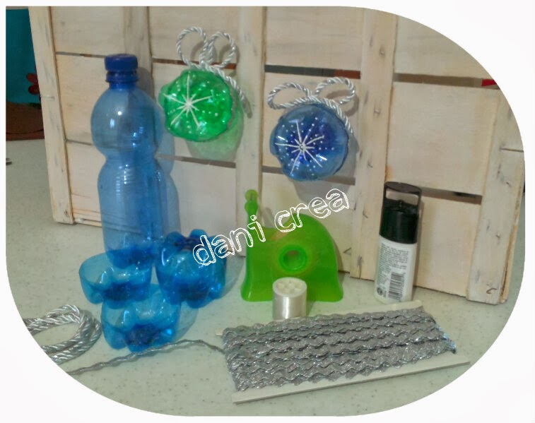 Riciclo plastica : PALLINE DI NATALE