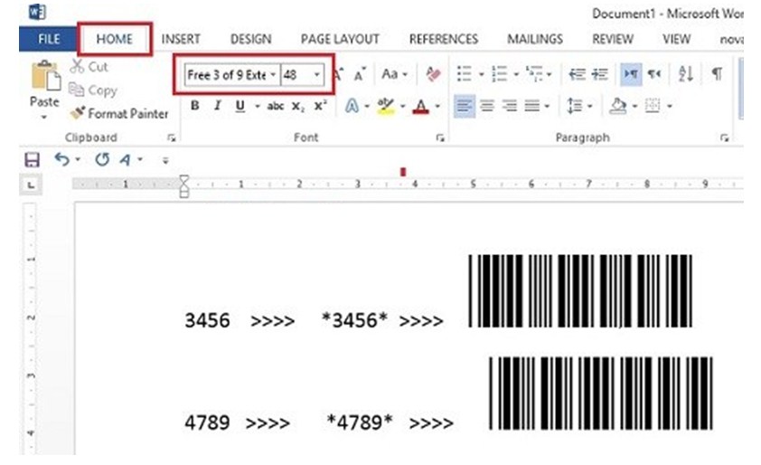 CARA MEMBUAT BARCODE MENGGUNAKAN MS OFFICE WORD Media CARA MEMBUAT BARCODE MENGGUNAKAN MS OFFICE WORD Media