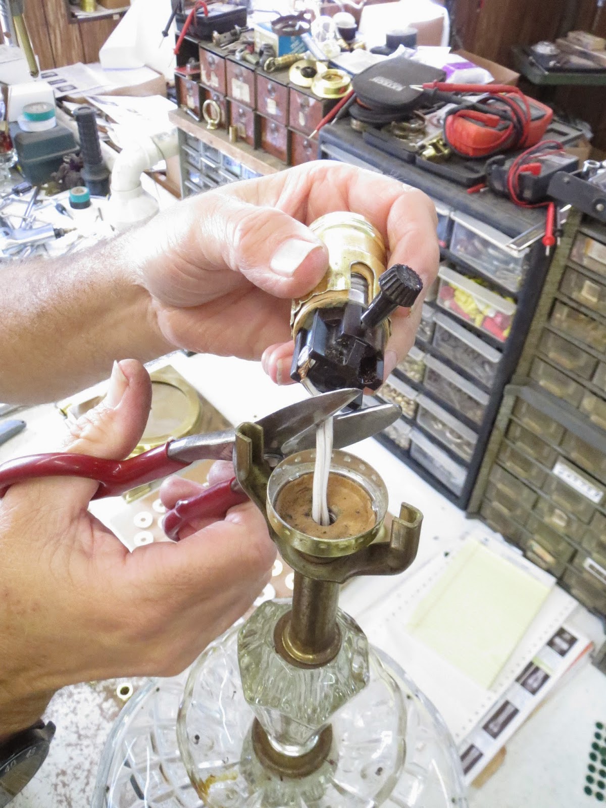 Lamp Parts and Repair Lamp Doctor Large Crystal Table Lamps Cleaning