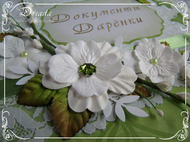 Скрапбукинг, авторские подарки: Папка для детских документов