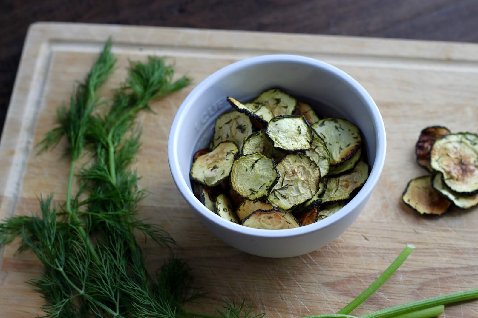 Dill Pickle Zucchini Chips CookPed