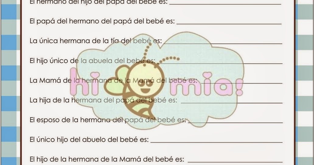 46+ Preguntas Juegos Para Baby Shower Para Imprimir Con Respuestas Images