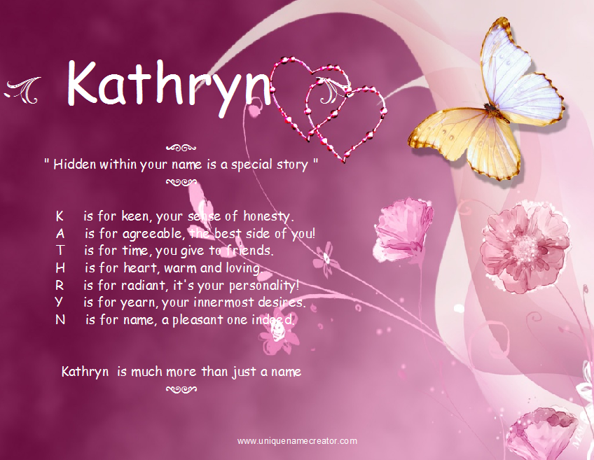 Kathryn Unique Name Creator Kathryn Unique Name Creator