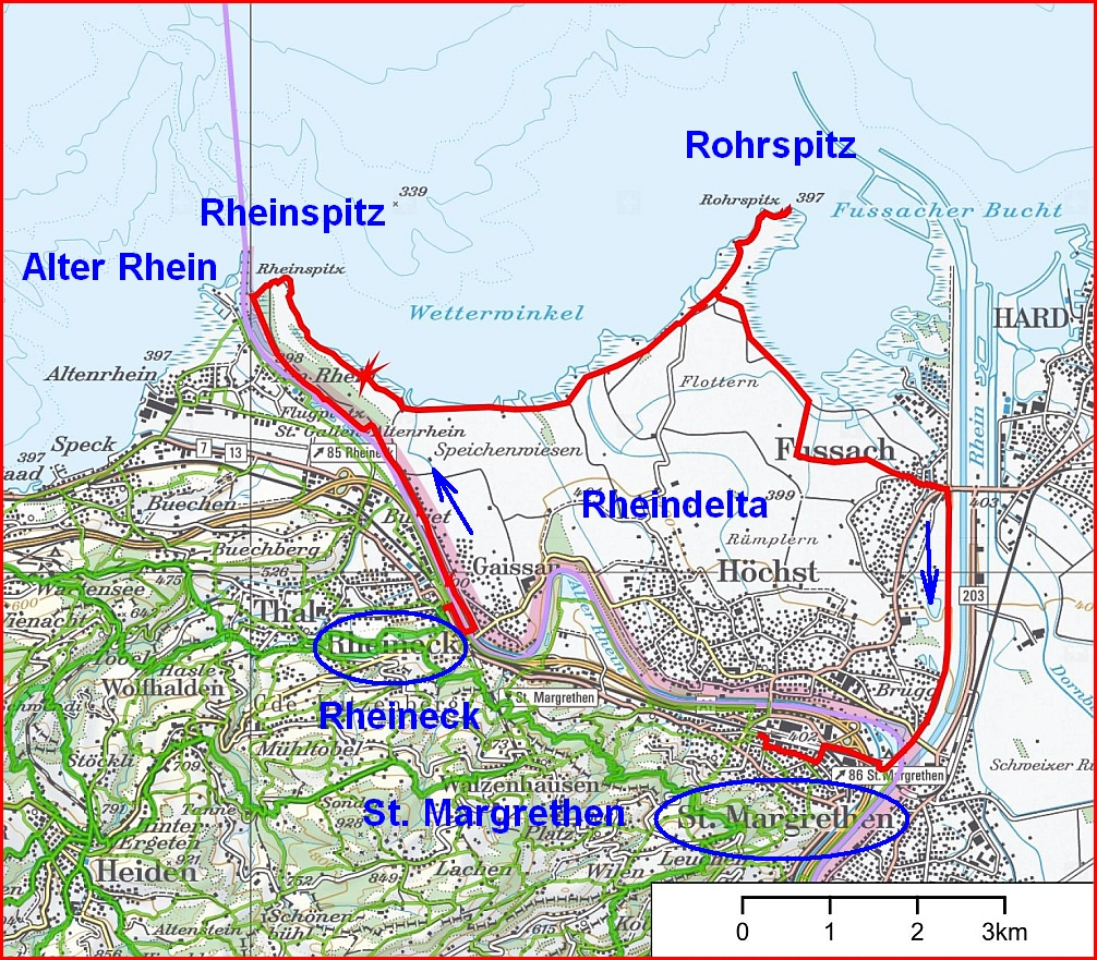 Pfannenstiel Wanderblog: Zum Rheinspitz und Rohrspitz (Rheindelta am Pfannenstiel Wanderblog: Zum Rheinspitz und Rohrspitz (Rheindelta am
