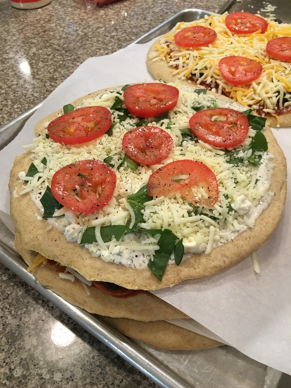 Making Mama's Kitchen Homemade Frozen Pizza