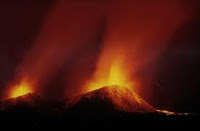 Eruption in 2008 of Cerro Azul