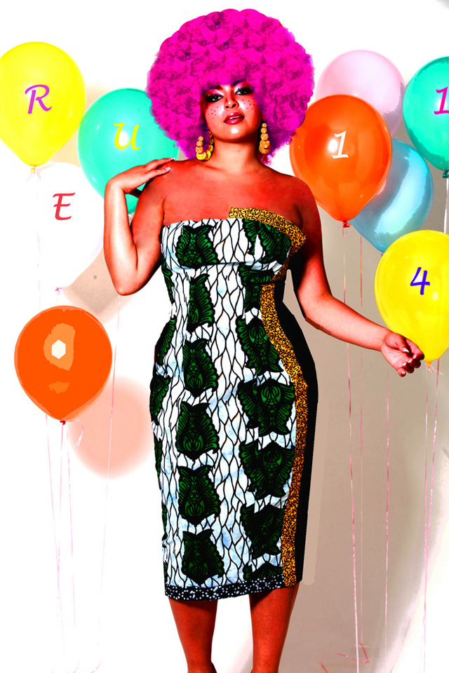 plus-size-african-print dresses- pagne africain en grande taille