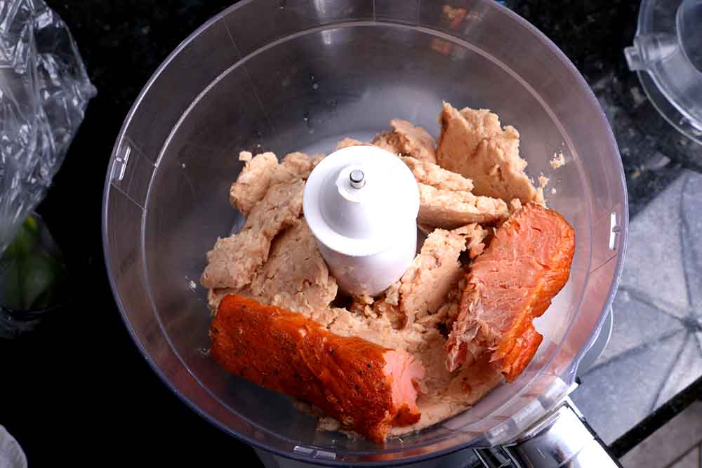 An Eat'n Man Smoked Salmon Mousse in Mold