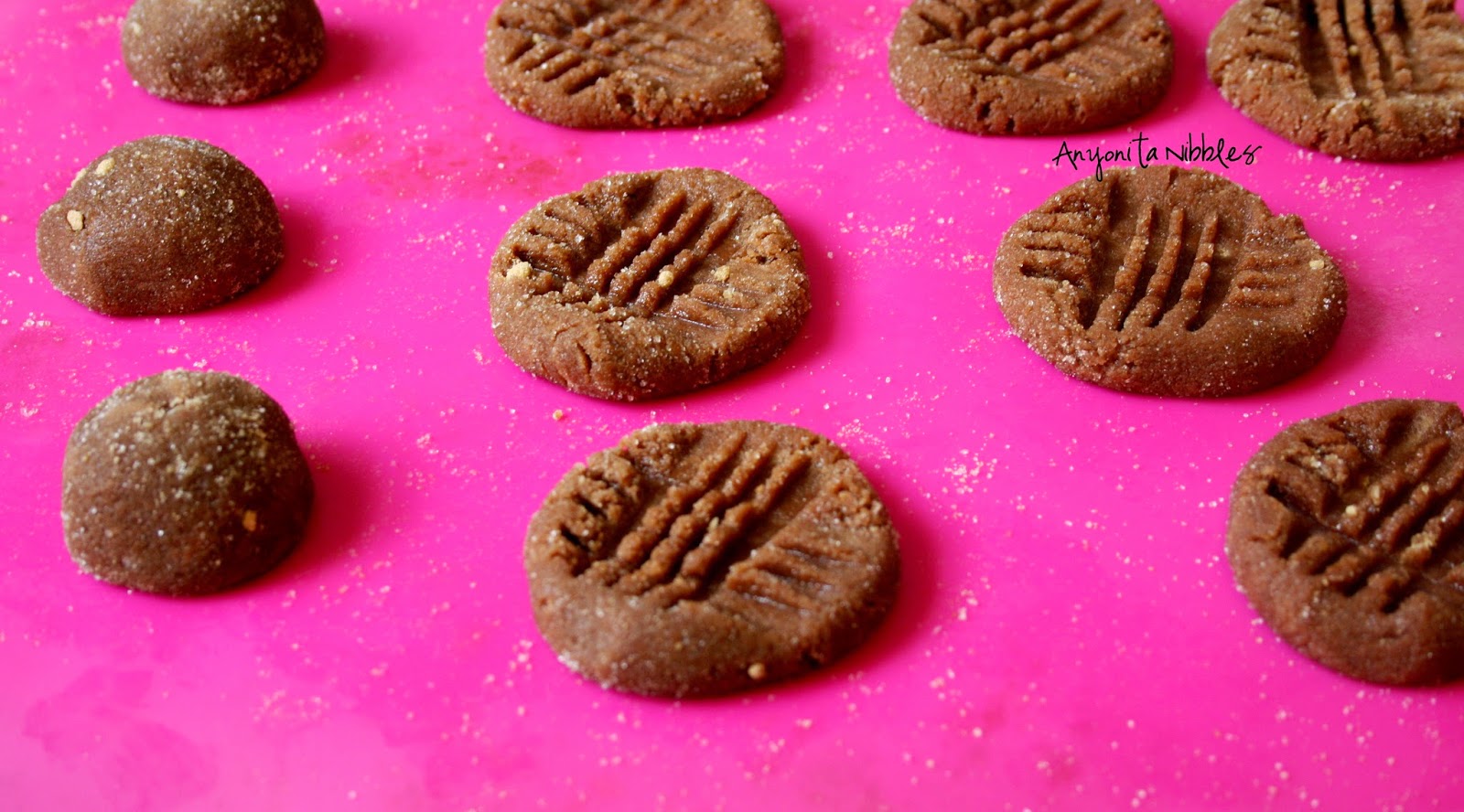 Peanut Butter Nutella Cookies before baking | Anyonita Nibbles