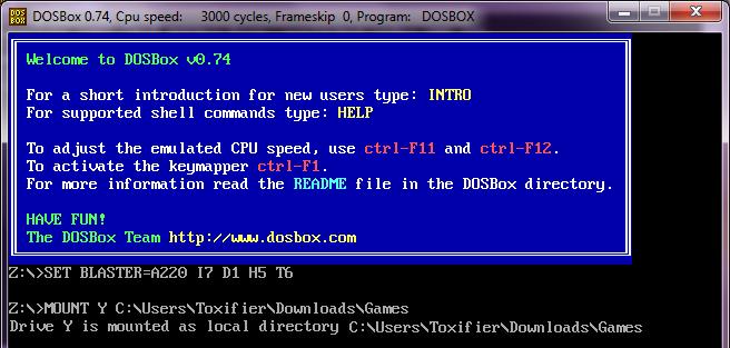 Blog de Toxifier: Running DOS Games in Windows 7 - Tech Tuesday