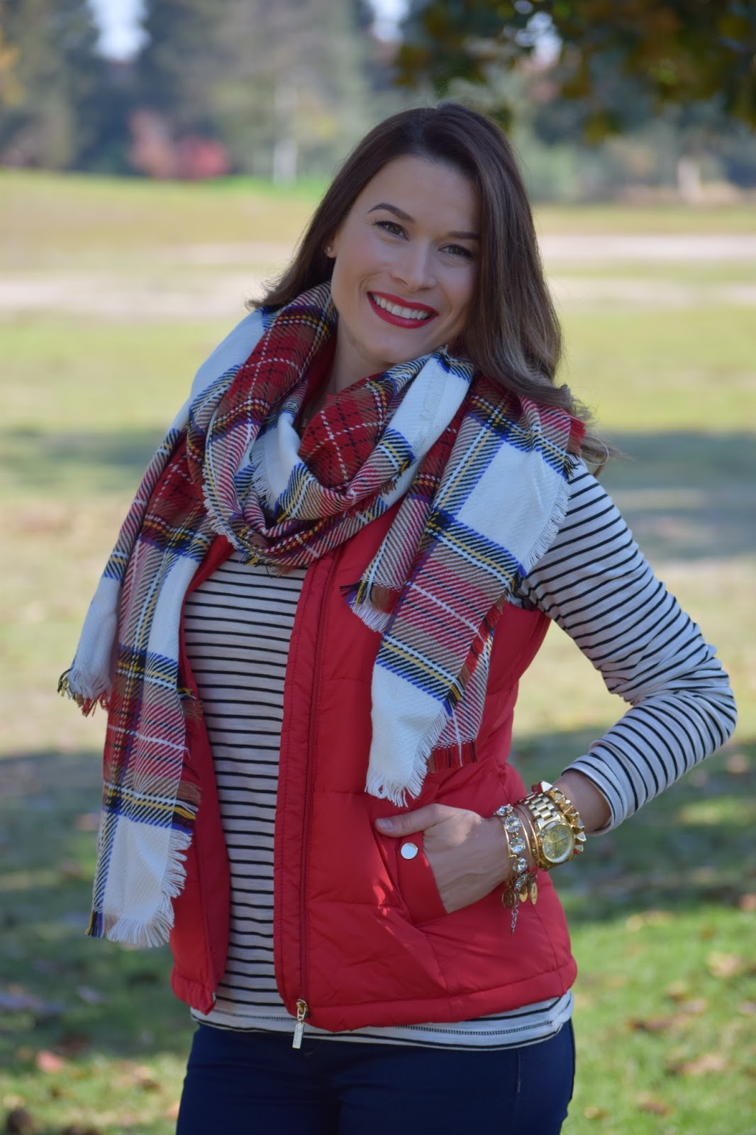 Jewelry & Jeans: Red, White, and Striped