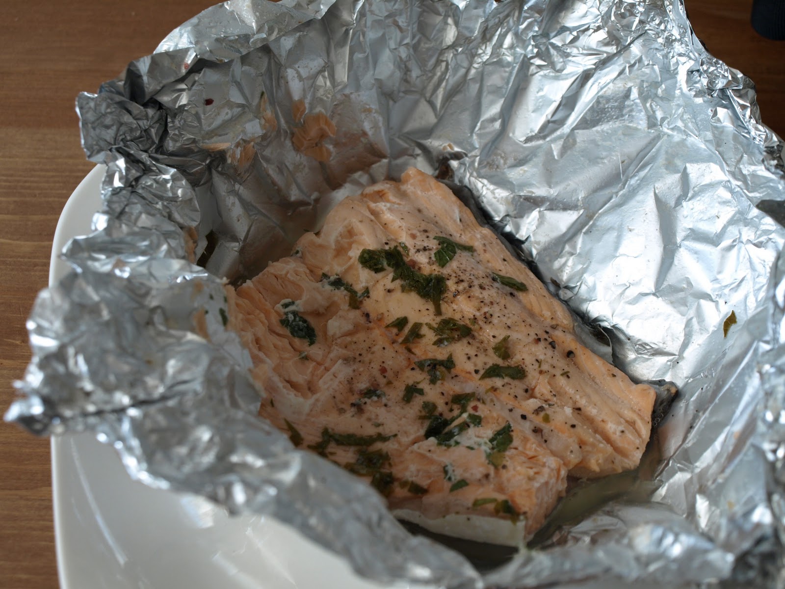 mamaia Salmón en papillote