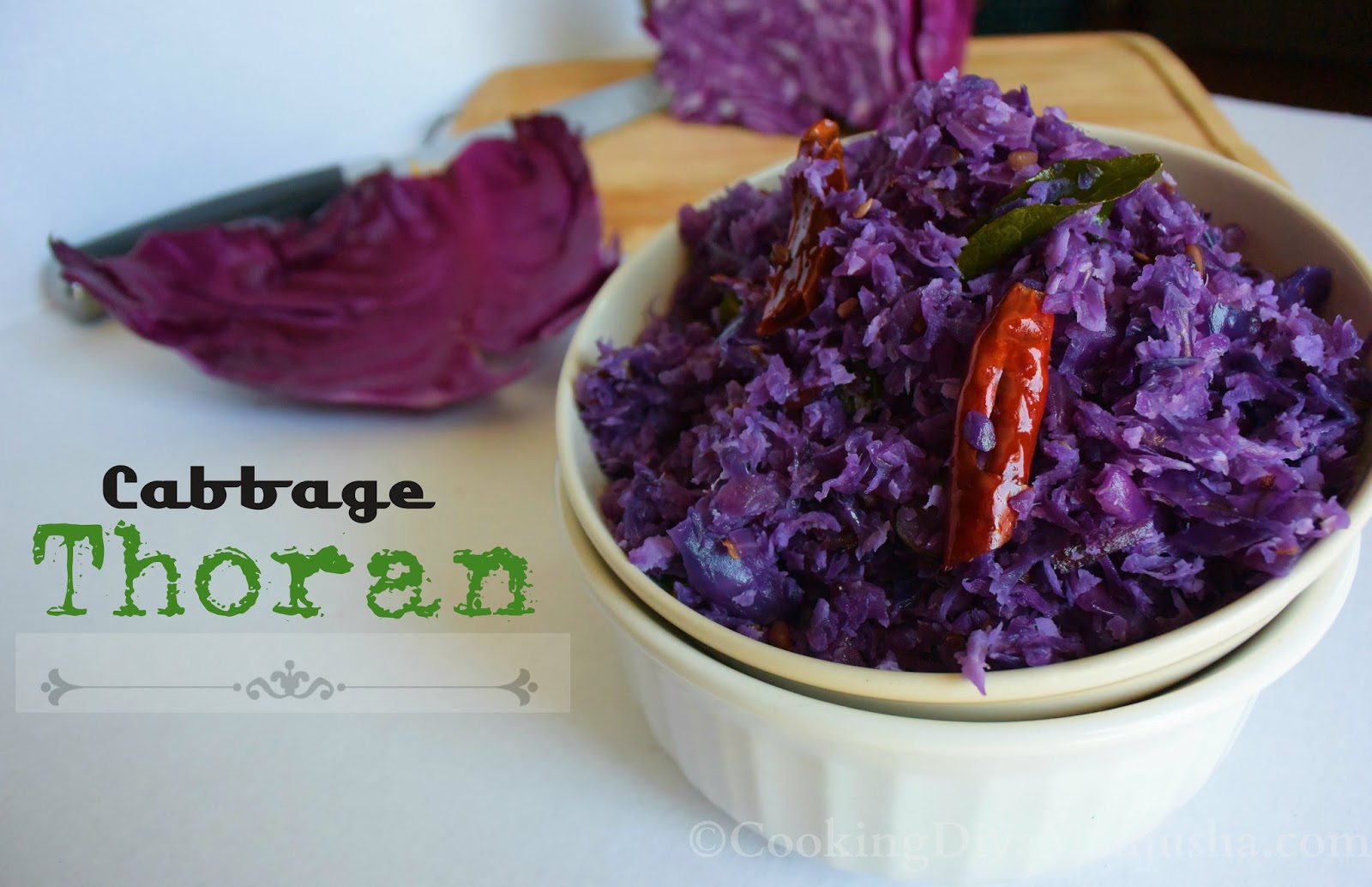 Purple cabbage thoran recipe Kerala styleRed cabbage recipe