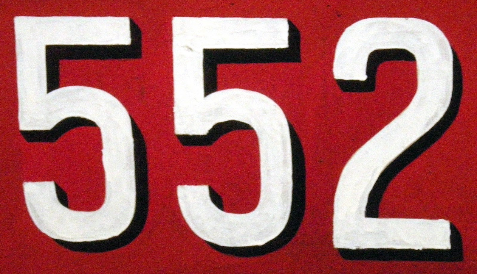 552 is the sum of six positive fifth powers (A003351): 552 = 35 + 35 + 25 + 25 + 15 + 15.