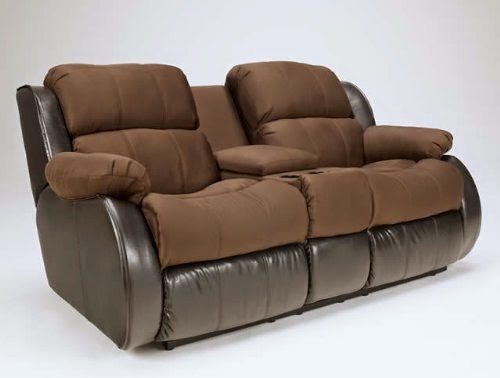 Blackjack cocoa reclining sofa