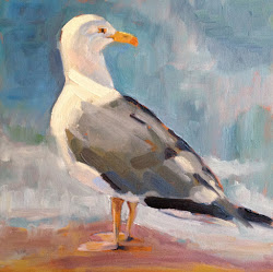 painting paintings seagull watercolor bird nautical ocean artwork oil beach birds shorebird google sea california coastal deborah newman february watercolors