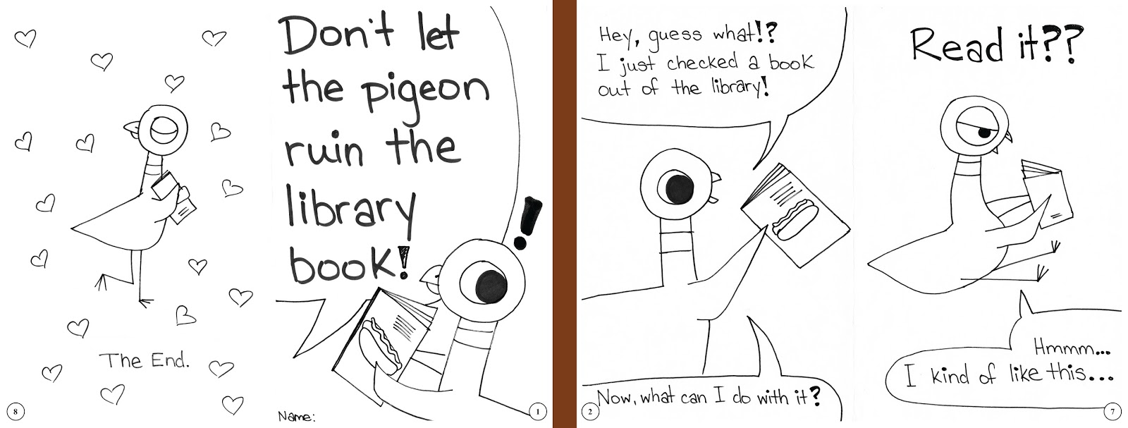 Dont Let The Pigeon Drive The Bus Coloring Pages