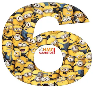 Divertido Alfabeto de los Minions para Descargar Gratis.  Minions Free Printable Funny Alphabet.