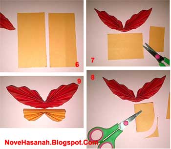  Gambar Membuat Hiasan Dinding Kupu Kertas Gambar Origami 