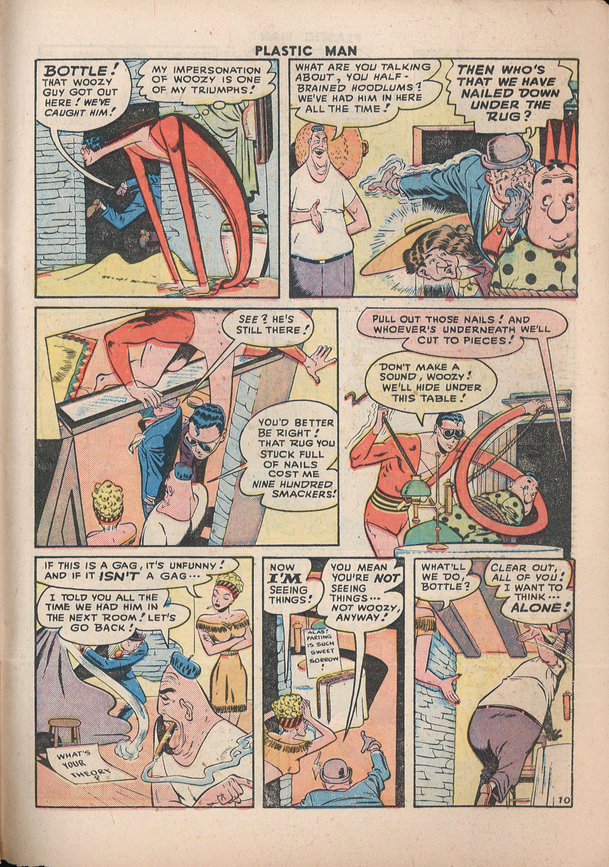 Read online Plastic Man (1943) comic -  Issue #11 - 45