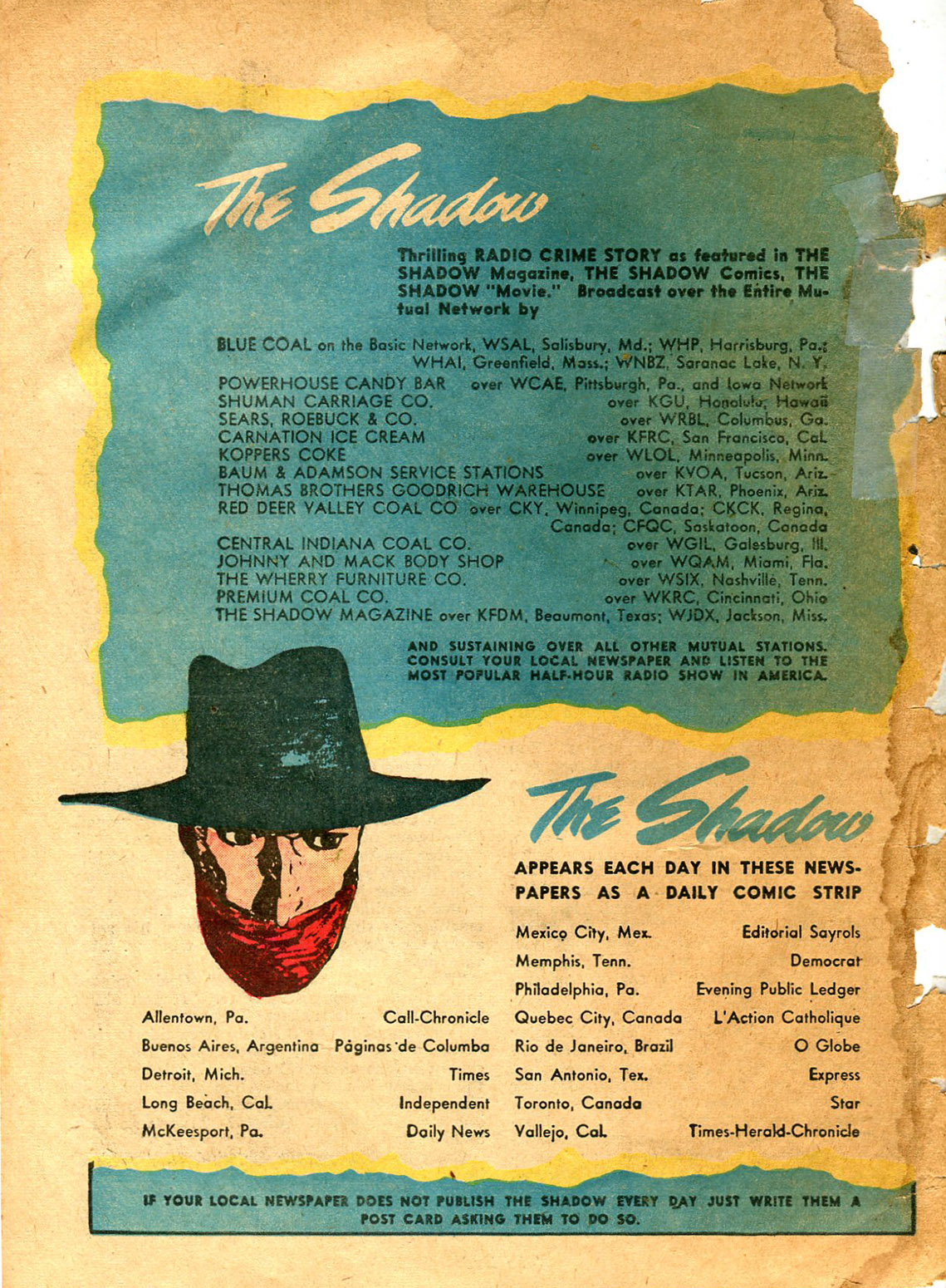 Read online Shadow Comics comic -  Issue #9 - 64