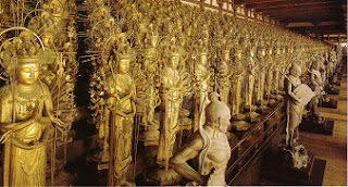 Esculturas del templo Sanjusangenodo