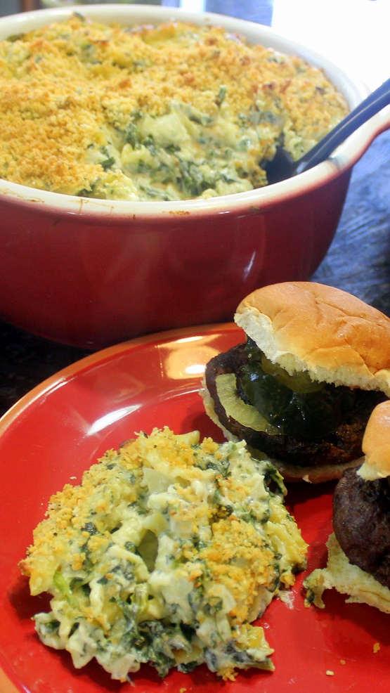 52 Ways to Cook Spinach and Artichoke Hearts Mac and Cheese 52