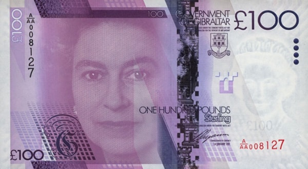 Красивые банкноты мира 100 фунтов