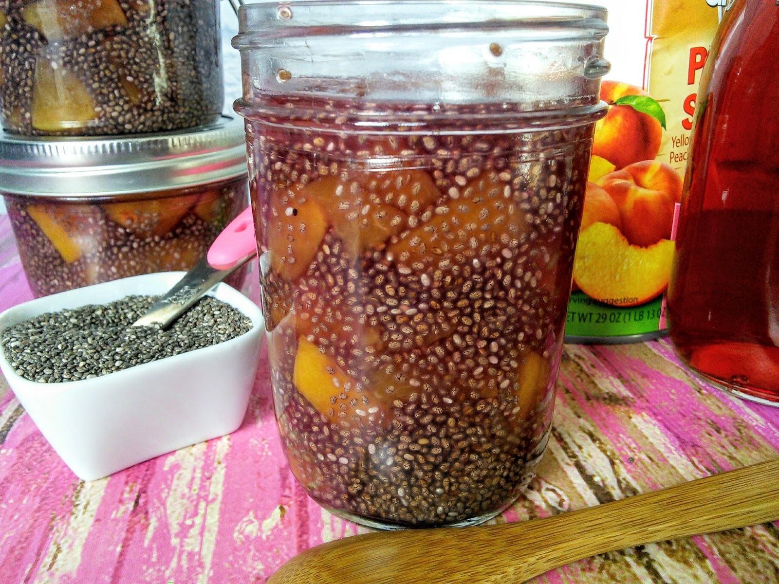 A serving of an added boost of chia seeds makes a cup full of flavor