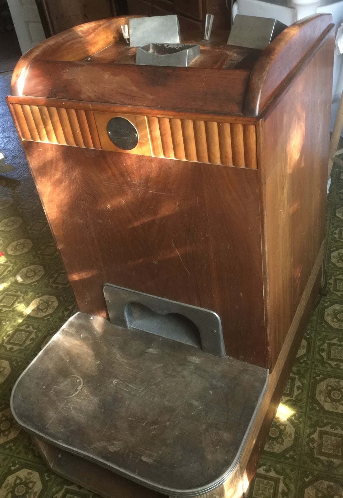 The Rowell Bosse North Carolina Room Xray Machines Used to Help Fit Shoes