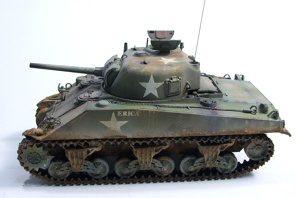 M4 (75) DV Sherman medium tank (direct vision) early case report