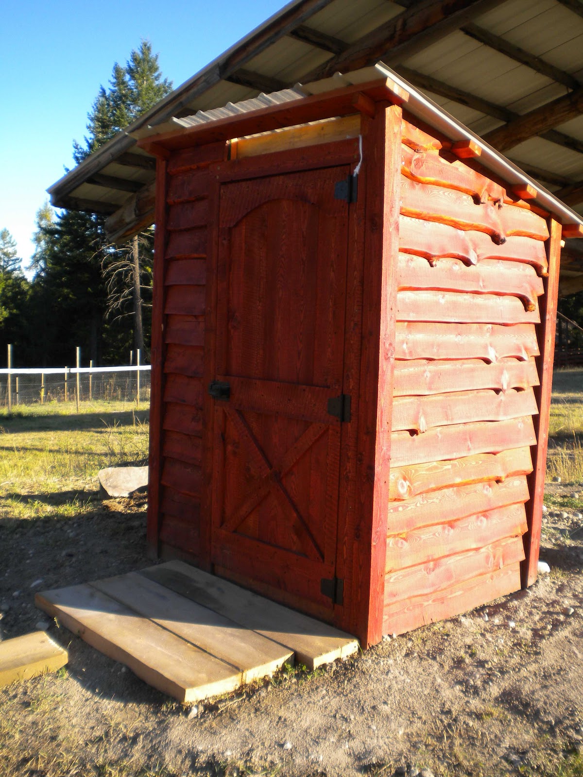 Joyce's Tea Room Custom Outhouse