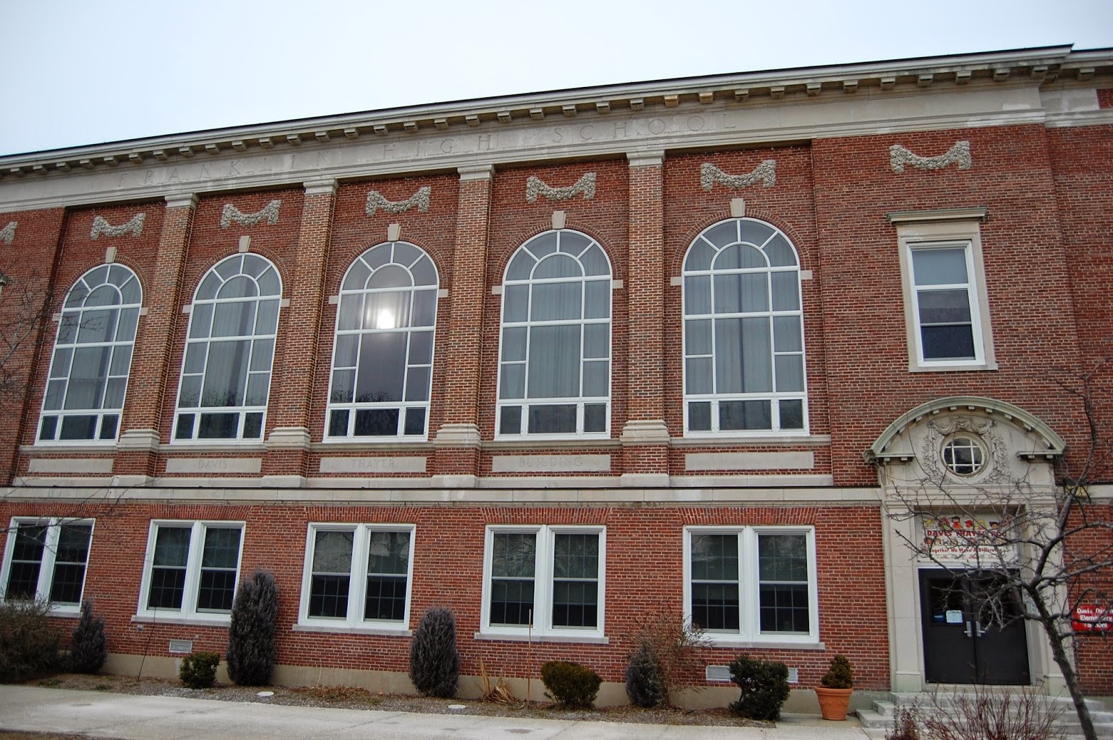 Franklin Matters School Committee Davis Thayer Update, School Climate