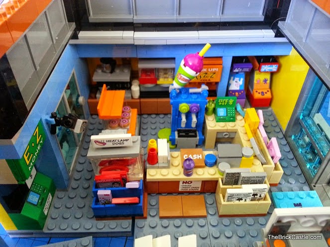 LEGO Simpson's Kwik-E-Mart shop video games buzz cola 71016